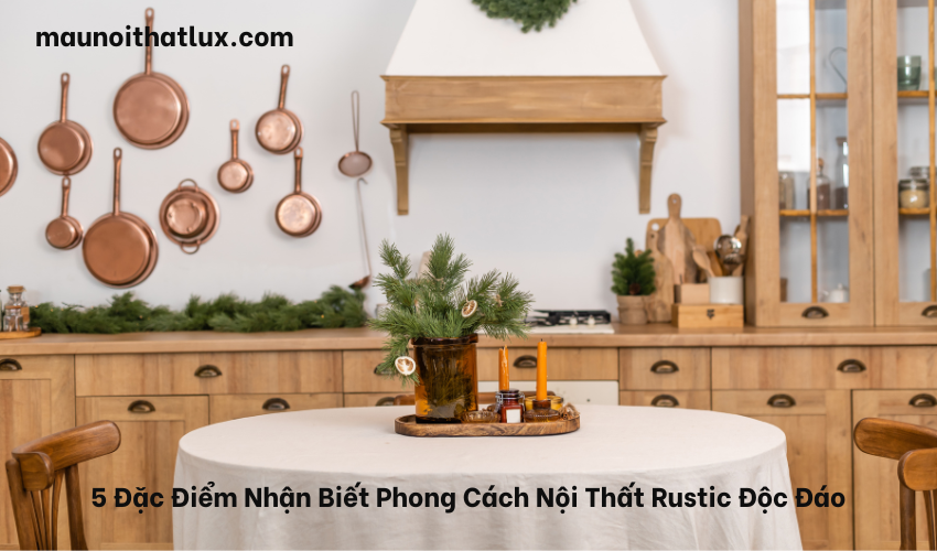 Read more about the article 5 Đặc Điểm Nhận Biết Phong Cách Nội Thất Rustic Độc Đáo